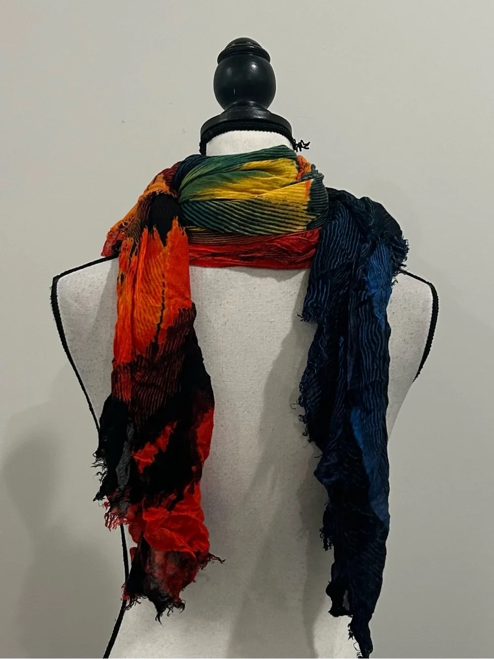 Tie Dye Bohemian Scarf